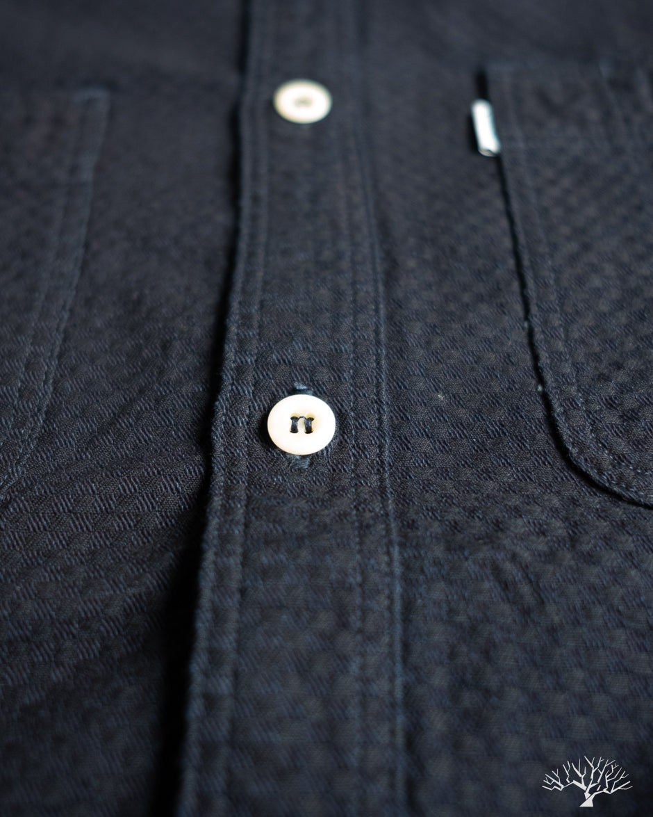 Omoto Denim 5019 - 8oz Ichimatsu Denim Shirt