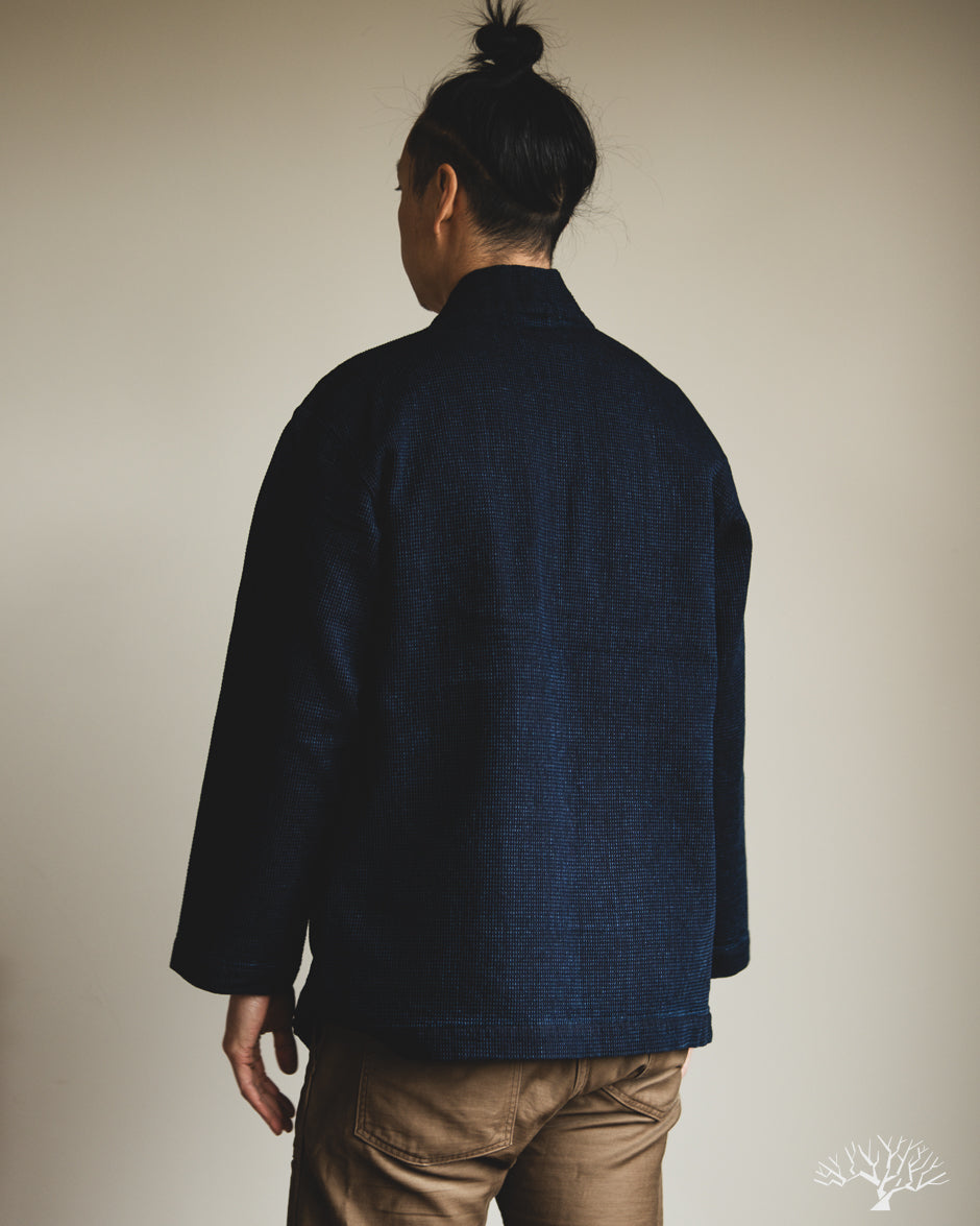 Omoto Denim 8820 - 12oz Cube Sashiko Denim Happi