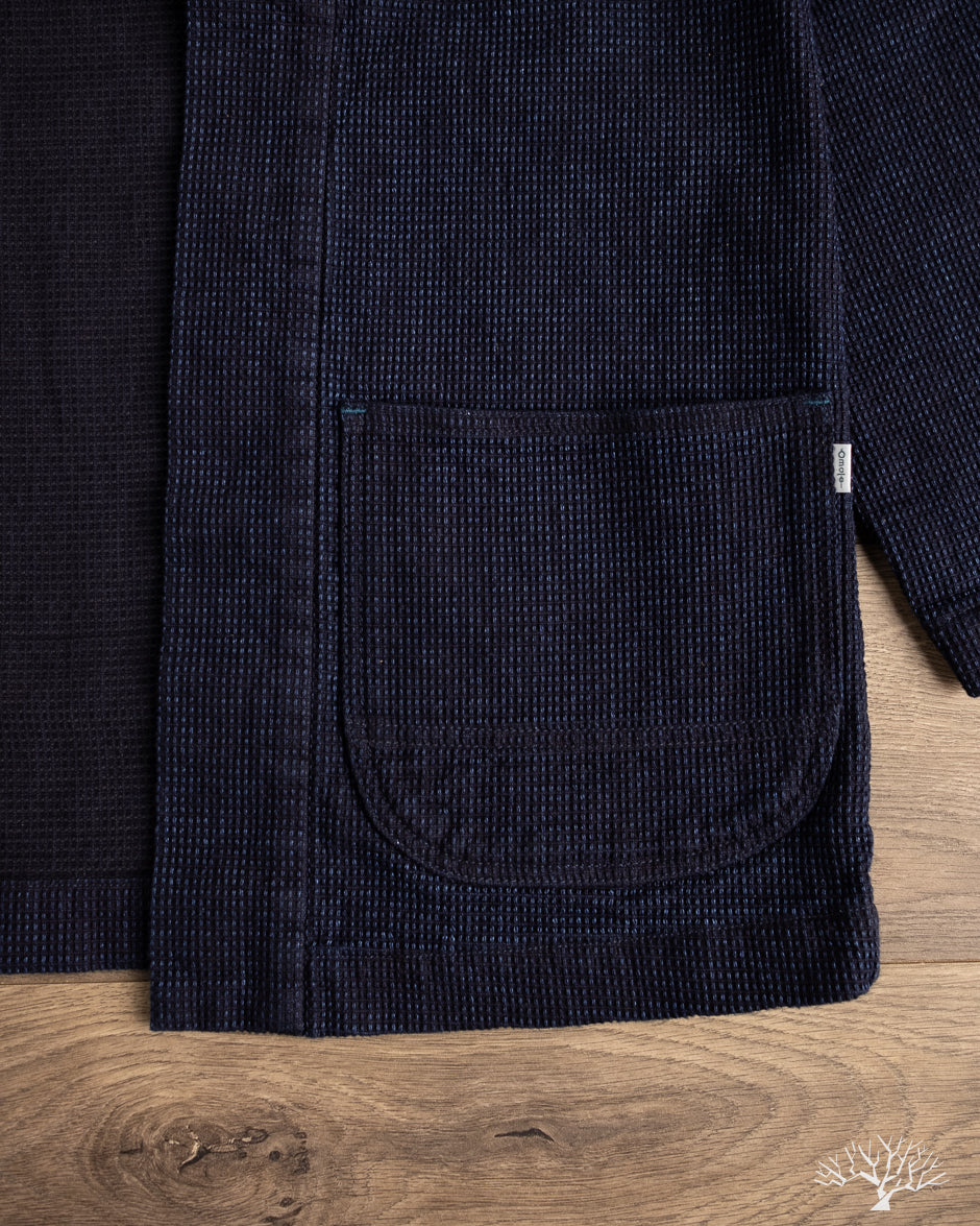Omoto Denim 8820 - 12oz Cube Sashiko Denim Happi
