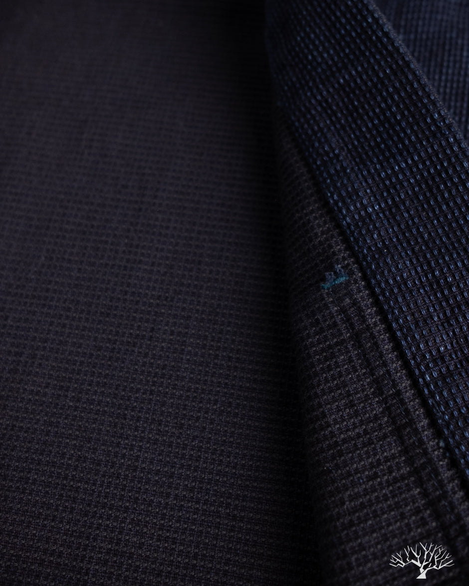 Omoto Denim 8820 - 12oz Cube Sashiko Denim Happi