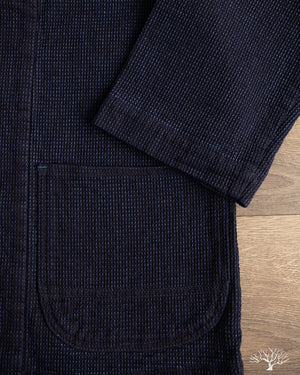 Omoto Denim - 8820 - 12oz Cube Sashiko Denim Happi – Withered Fig