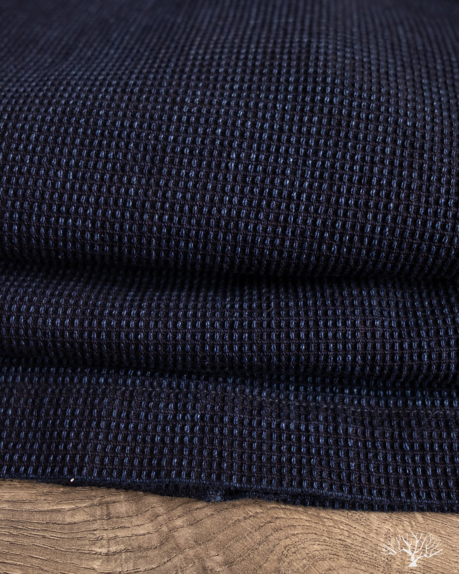 Omoto Denim 8820 - 12oz Cube Sashiko Denim Happi