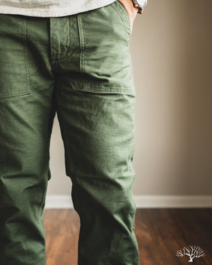 orSlow Slim Fit Fatigue Pants - Green