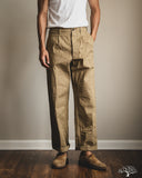 Orgueil - OR-1133 Waste Cotton Wide Selvedge Trousers - Beige