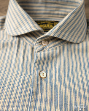 Orgueil - OR-5002B Windsor Collar Shirt - Stripe – Withered Fig