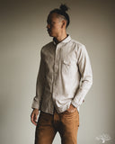 OR-5007E Striped Shawl Collar Shirt