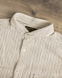 OR-5007E Striped Shawl Collar Shirt