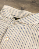 OR-5007E Striped Shawl Collar Shirt