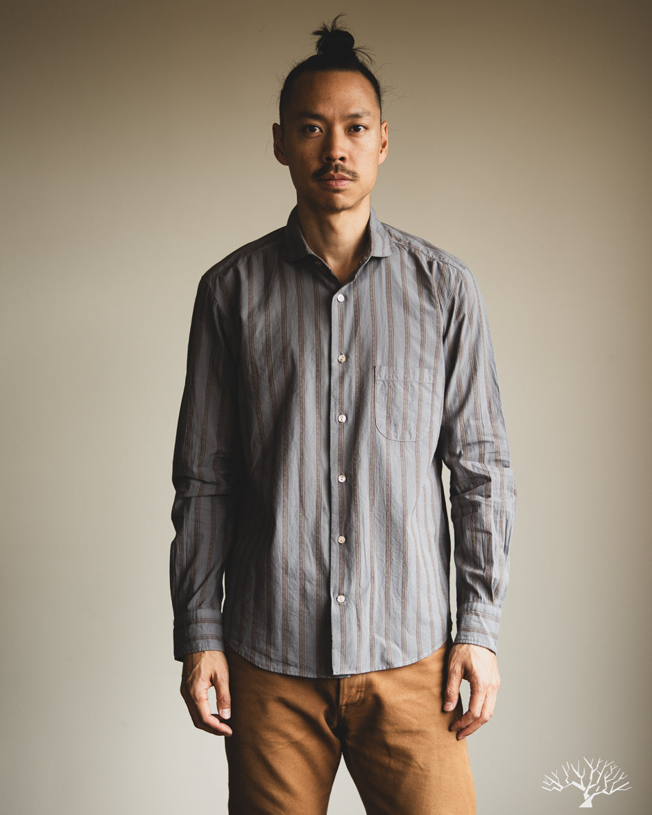 Orgueil - OR-5129 Windsor Collar Shirt - Charcoal – Withered Fig