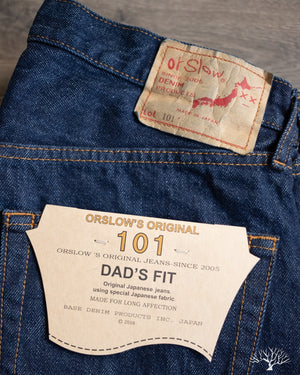 orSlow 101 Dad's Fit Denim - One Wash