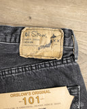 orSlow 101 Dad's Fit Denim - 90's Black Stone Denim