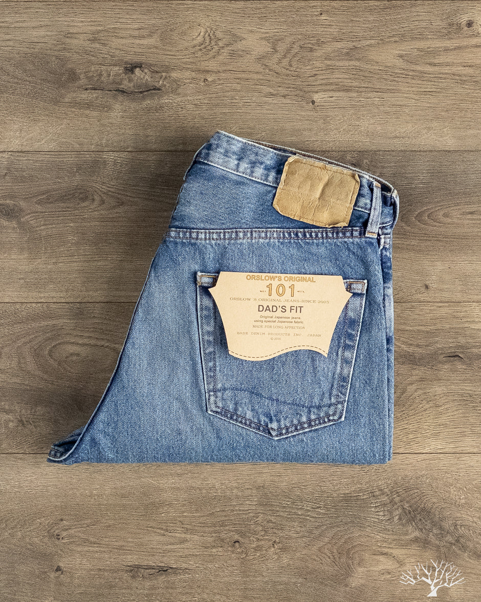 orSlow - 101 Dad's Fit Denim - Denim Used – Withered Fig