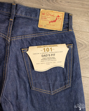 orSlow - 101 Dad's Fit Denim - One Wash – Withered Fig