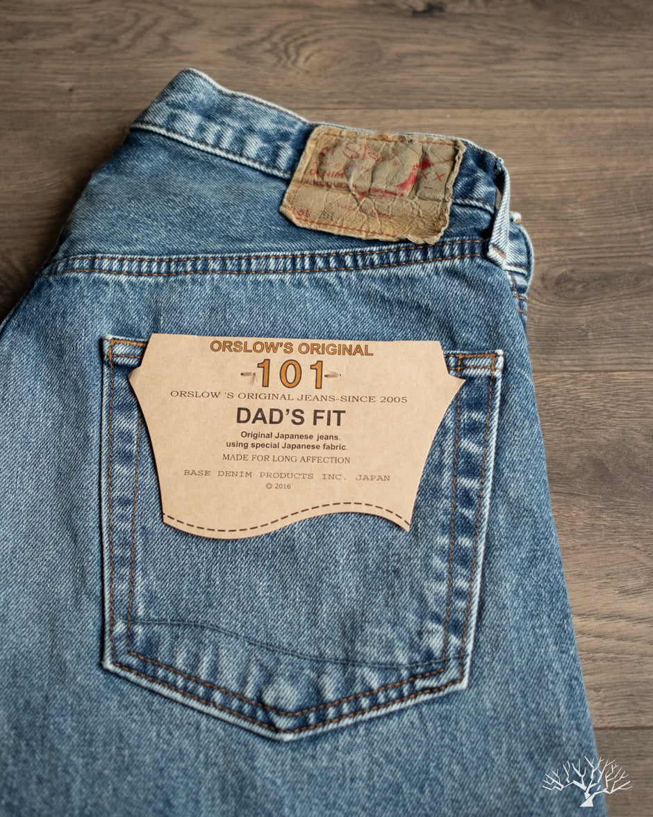 orSlow - 101 Dad's Fit Denim - Denim Used – Withered Fig
