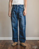 orSlow 101B Dad's Fit Vintage Washed Denim - Vintage Indigo