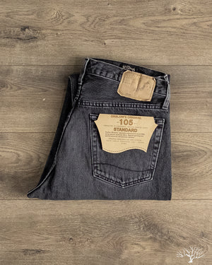 orSlow - 105 Standard Fit Denim - 90's Black Stone Denim