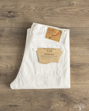 orSlow 105 Standard Fit Denim - White