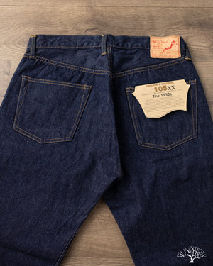 orSlow - 105XX The 1950s Selvedge Denim - One Wash – Withered Fig
