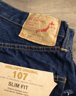 orSlow - 107 Ivy Fit Selvedge Denim - One Wash – Withered Fig