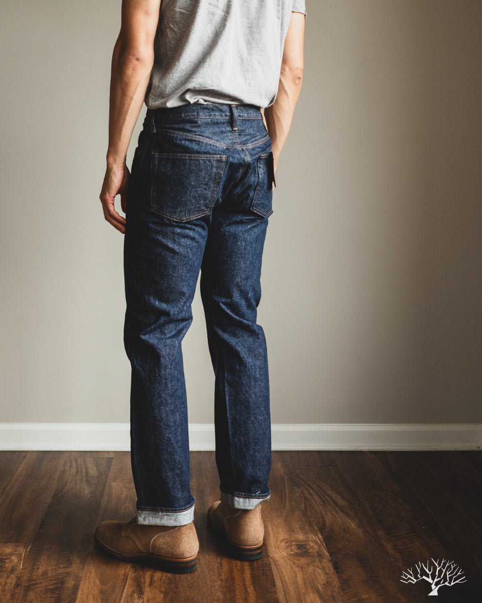orSlow 1966 Standard Fit Selvedge Denim One Wash Withered Fig