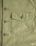 orSlow 4 Pocket U.S. Army Fatigue Shirt - Dark Olive Stone
