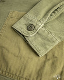 orSlow 4 Pocket U.S. Army Fatigue Shirt - Dark Olive Stone