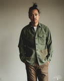 orSlow 4 Pocket U.S. Army Fatigue Shirt - Dark Olive Stone