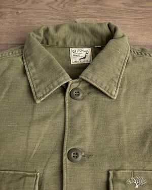 orSlow - 4 Pocket U.S. Army Fatigue Shirt - Dark Olive Stone