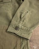 orSlow 4 Pocket U.S. Army Fatigue Shirt - Dark Olive Stone
