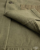 orSlow 4 Pocket U.S. Army Fatigue Shirt - Dark Olive Stone