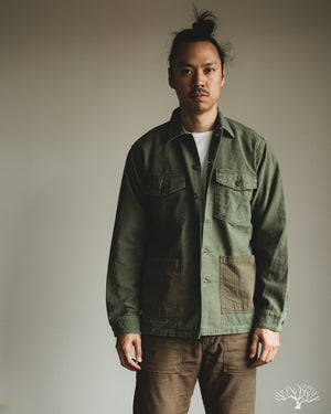 orSlow - 4 Pocket U.S. Army Fatigue Shirt - Dark Olive Stone