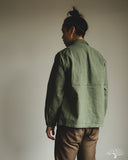 orSlow 4 Pocket U.S. Army Fatigue Shirt - Dark Olive Stone