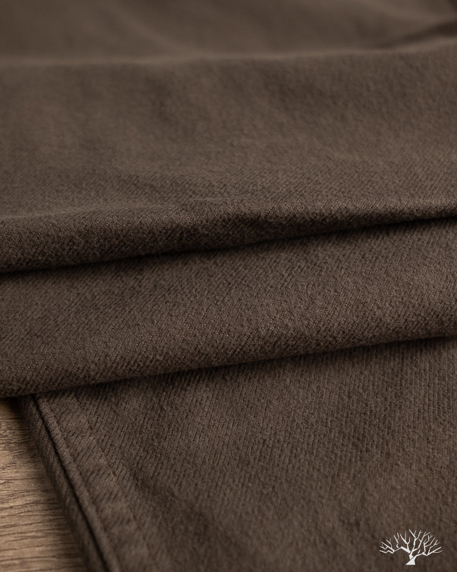 orSlow Brushed Flannel Fatigue Pants - Coffee Brown