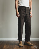 orSlow Brushed Flannel Fatigue Pants - Coffee Brown