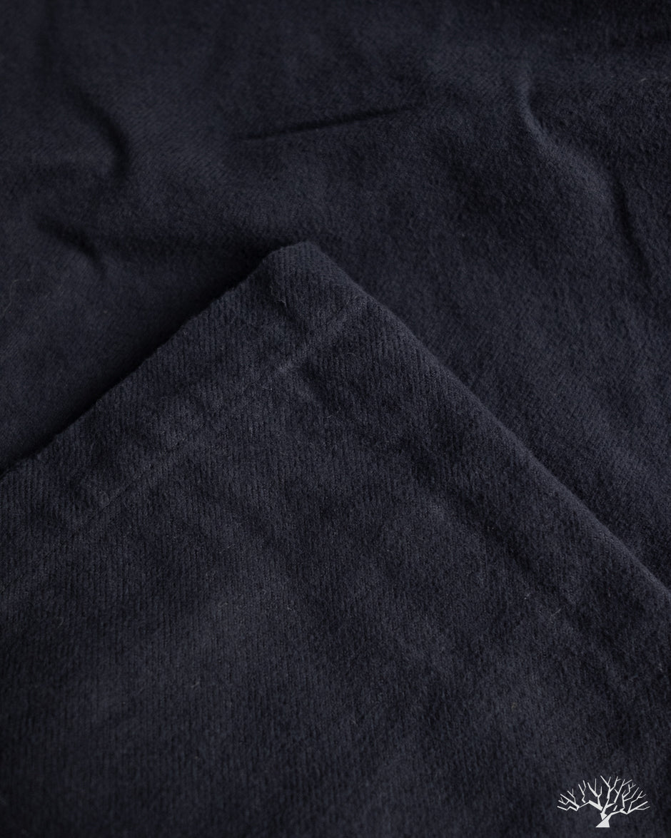 orSlow Brushed Flannel Fatigue Pants - Dark Navy