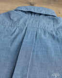 orSlow Chambray Standard Button Down Shirt - Indigo-Dyed Mini-Check