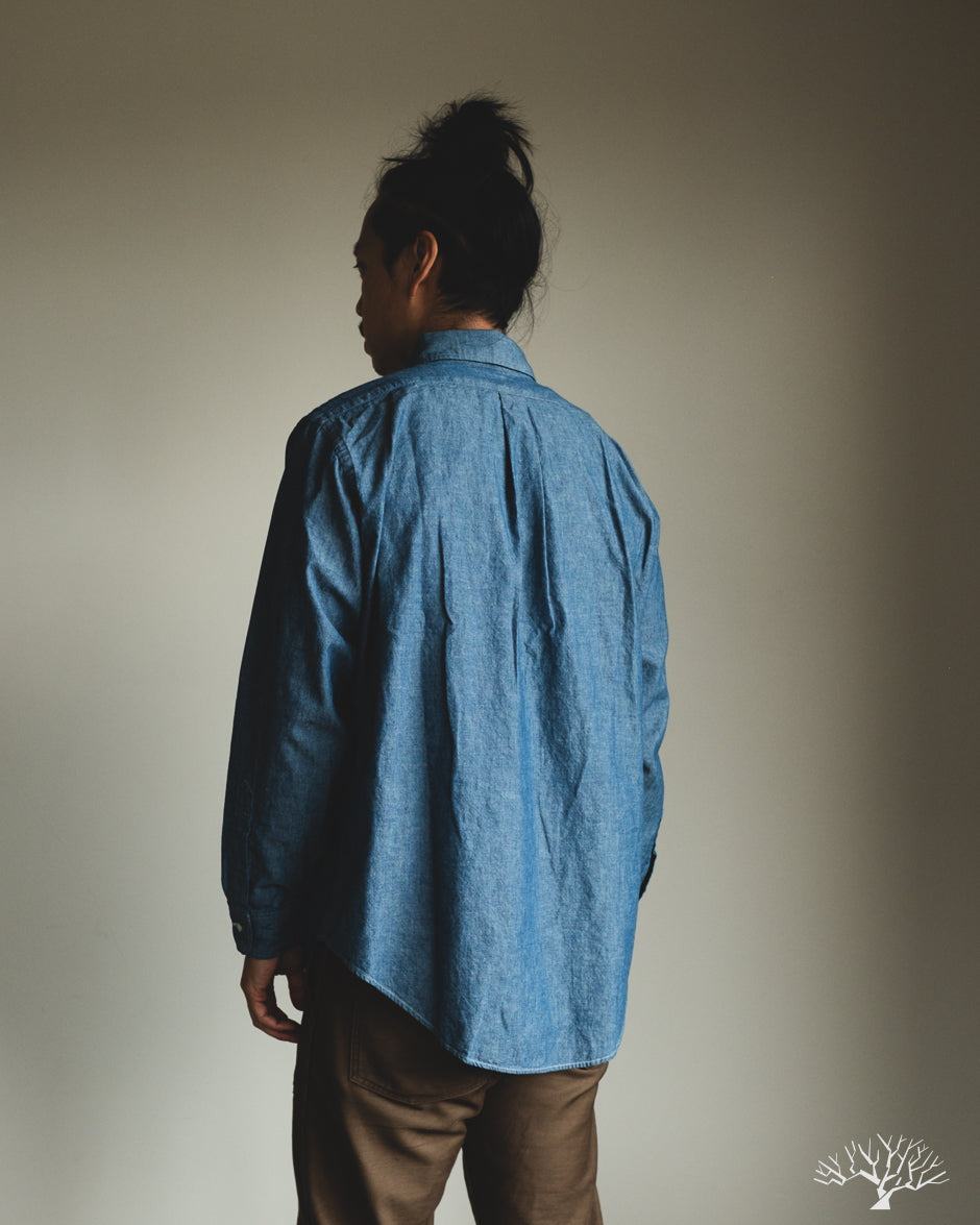orSlow Chambray Standard Button Down Shirt