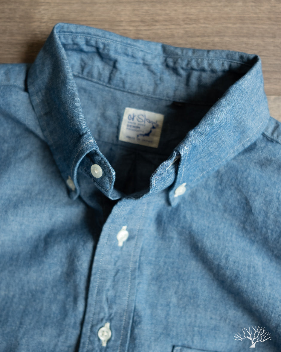 orSlow Chambray Standard Button Down Shirt