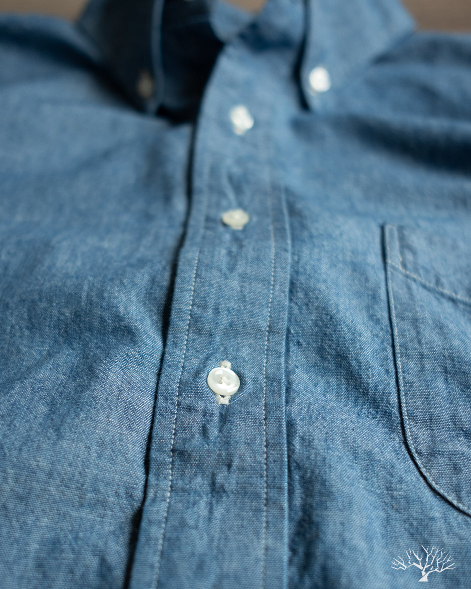 orSlow Chambray Standard Button Down Shirt