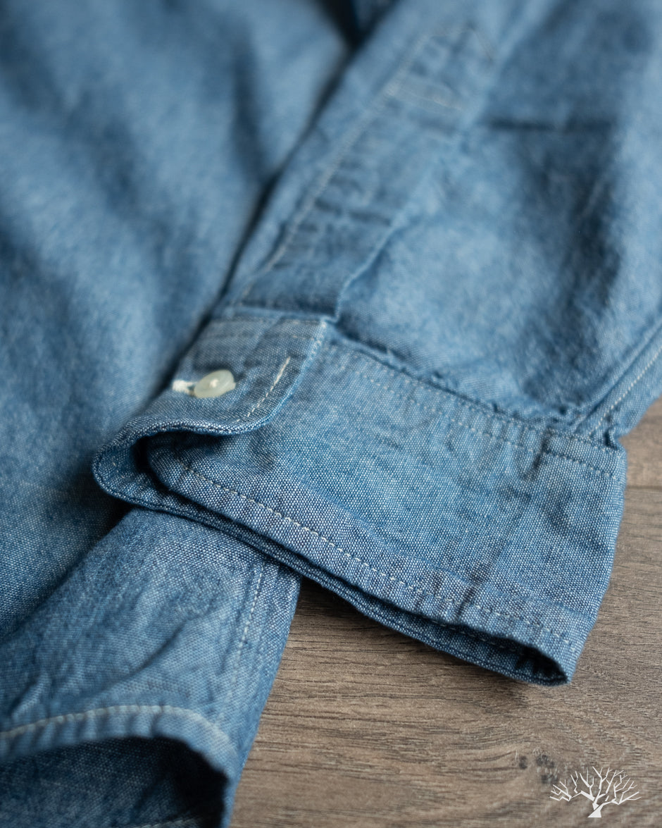 orSlow Chambray Standard Button Down Shirt