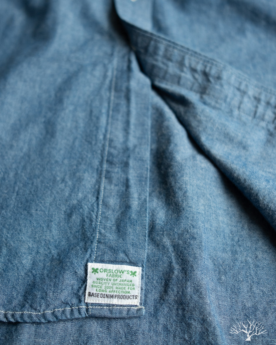 orSlow Chambray Standard Button Down Shirt