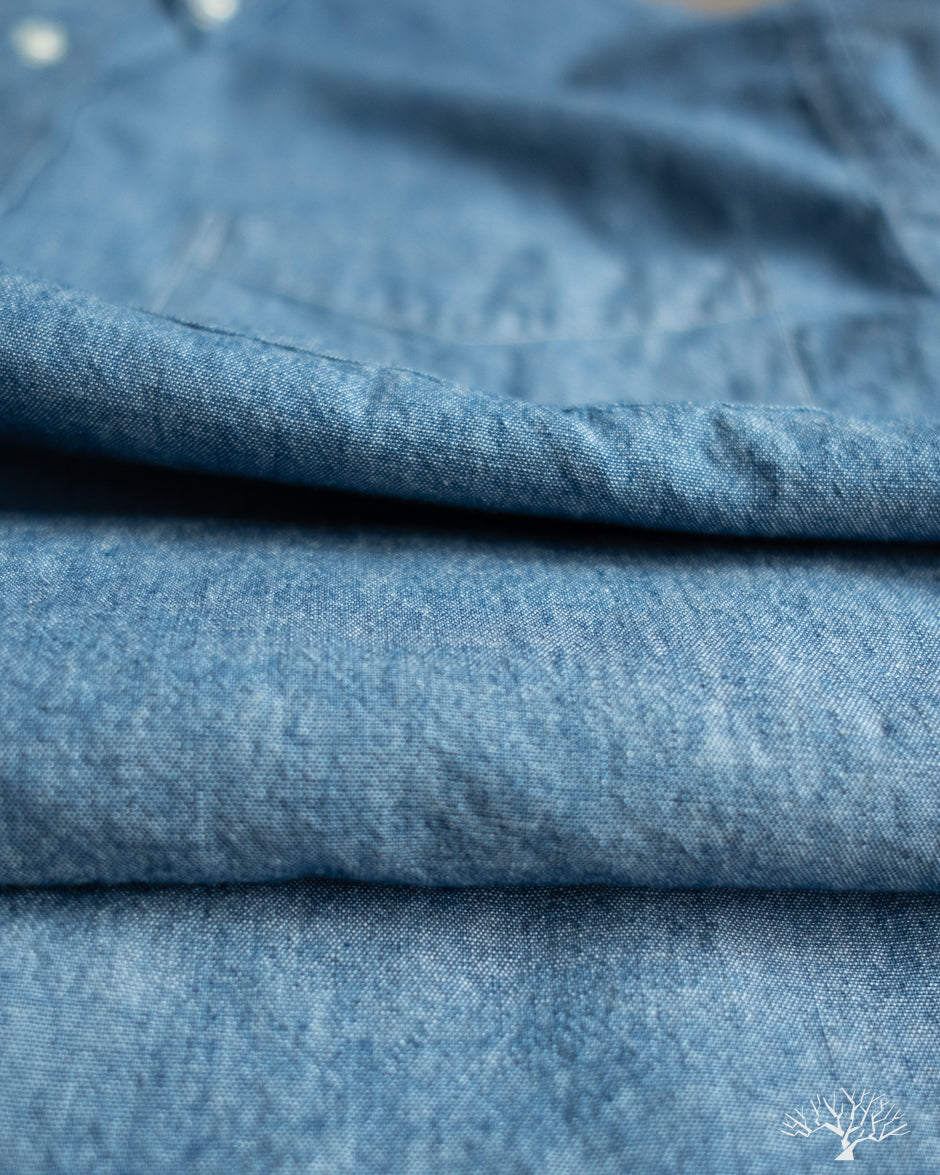 orSlow Chambray Standard Button Down Shirt
