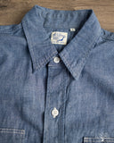 orSlow Chambray Work Shirt w/ Flap Pocket