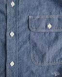 orSlow Chambray Work Shirt w/ Flap Pocket