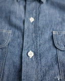 orSlow Chambray Work Shirt w/ Flap Pocket