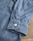 orSlow Chambray Work Shirt w/ Flap Pocket