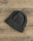 orSlow Classic Aran Beanie - Charcoal Grey