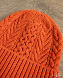 orSlow Classic Aran Beanie - Orange