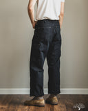 orSlow Dad's Fit Oxford Painter Pants - Black