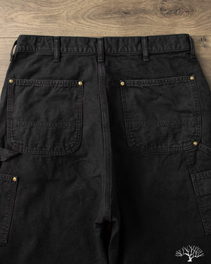 orSlow DAD'S FIT PAINTER PANTS ブラック サイズ2 orSlow Dad's Fit Oxford Painter Pants in Black Curated at Jake and